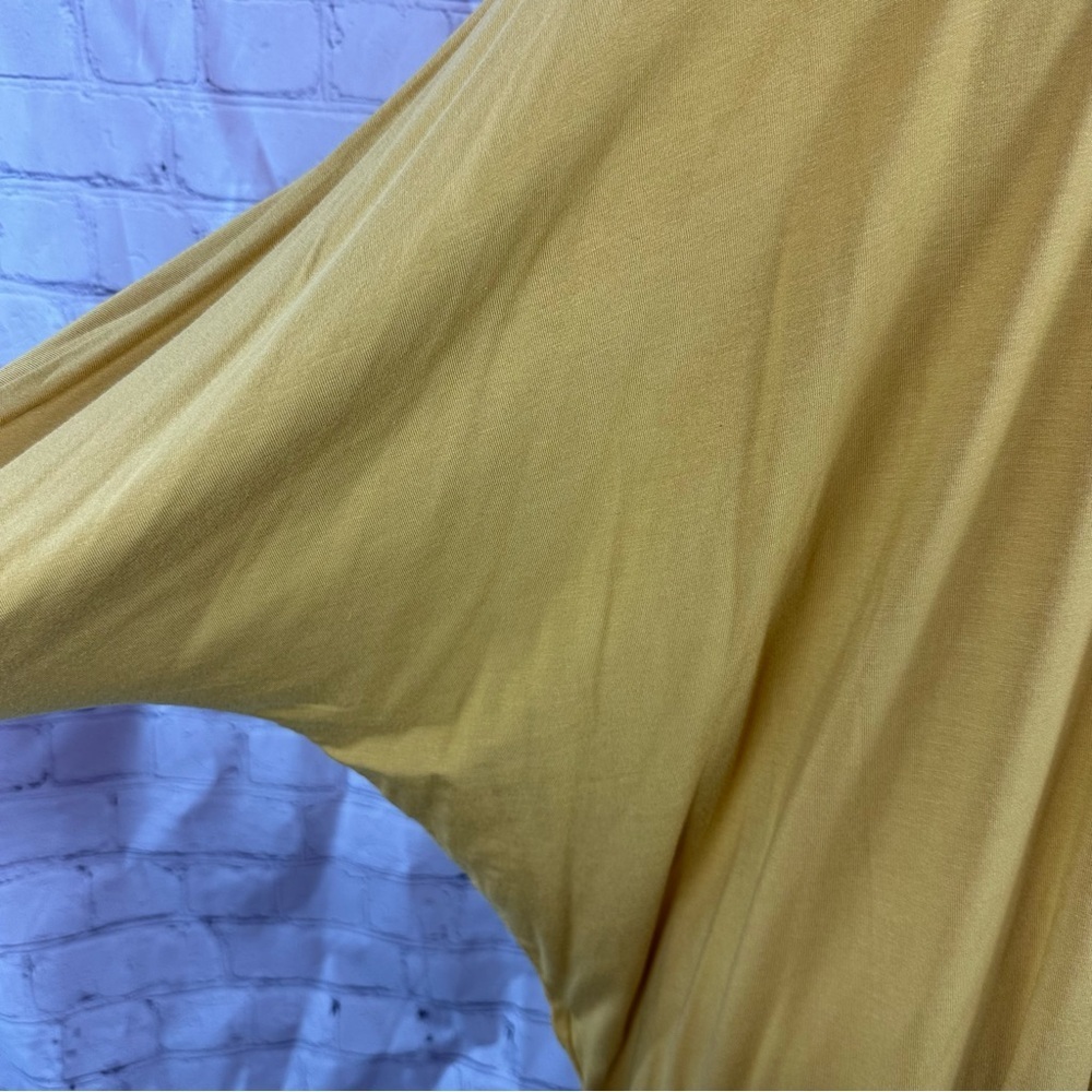 NWT annabelle boutique Mustard knit top batwing oversized casual boho western - Picture 6 of 8